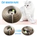 POOCH-LABS Cat Scratcher with ball (24x24x10 Centimeter)