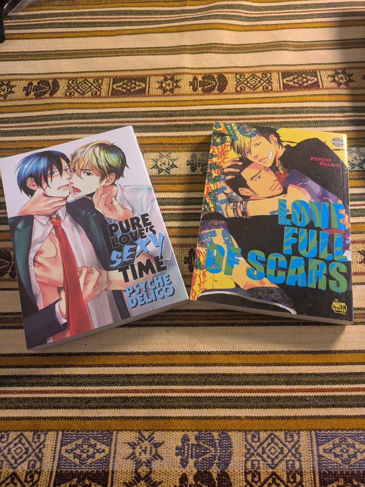 Love full of scars and Pure Love's smexy time - Psyche Delico BL Manga bundle