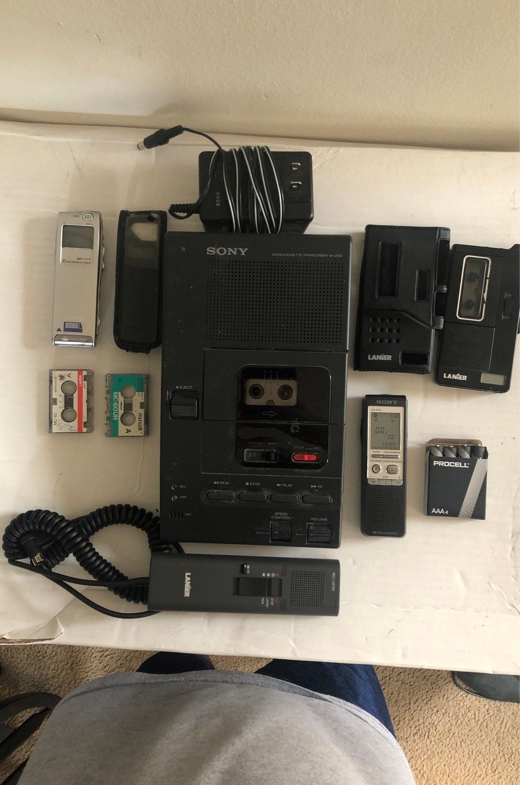 Classic Sony, Lanier recorders set