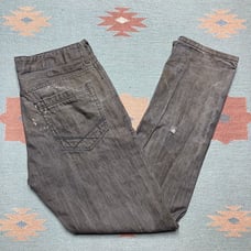 Vintage y2k baggy jeans Sean John embroidered wide leg pipes grunge 36x34