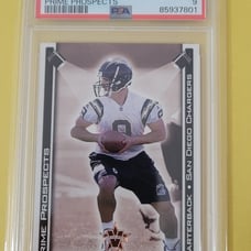 Drew Brees Rookie Card PSA 9 2001 Pacific Vanguard