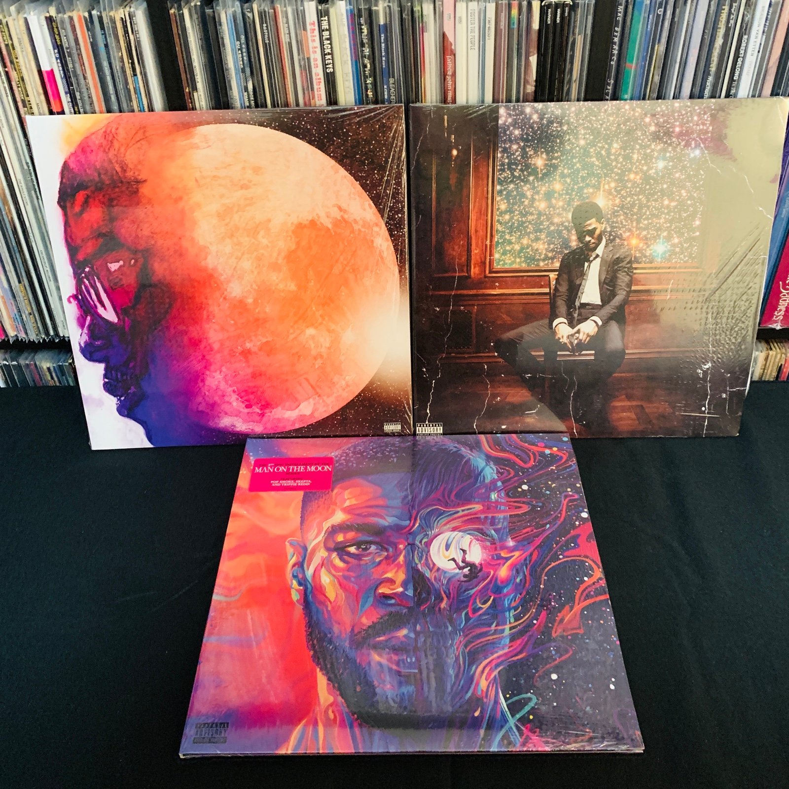 Kid Cudi - Man On The Moon Parts I-III Vinyl LP Bundle Set Lot NEW SEALED 1-3