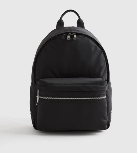 **read Quince Revive Nylon Backpack black
