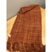 Crate and Barrel BEXLEY THROW Blanket Cozy- Burnt Orange 40 X 70