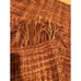 Crate and Barrel BEXLEY THROW Blanket Cozy- Burnt Orange 40 X 70