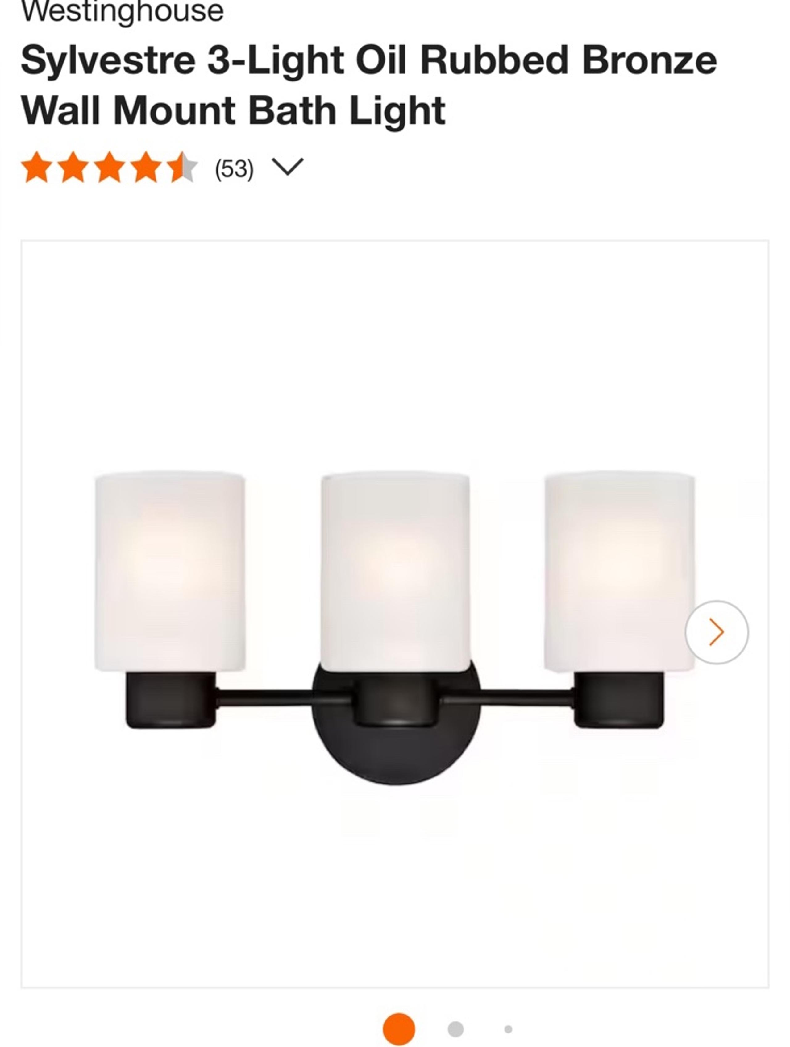 Westinghouse Sylvestre 3 Light Fixture