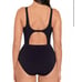 Skinny Dippers Jippa Zip Lock One Piece Swimsuit Black Size Medium NWT