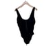 Skinny Dippers Jippa Zip Lock One Piece Swimsuit Black Size Medium NWT