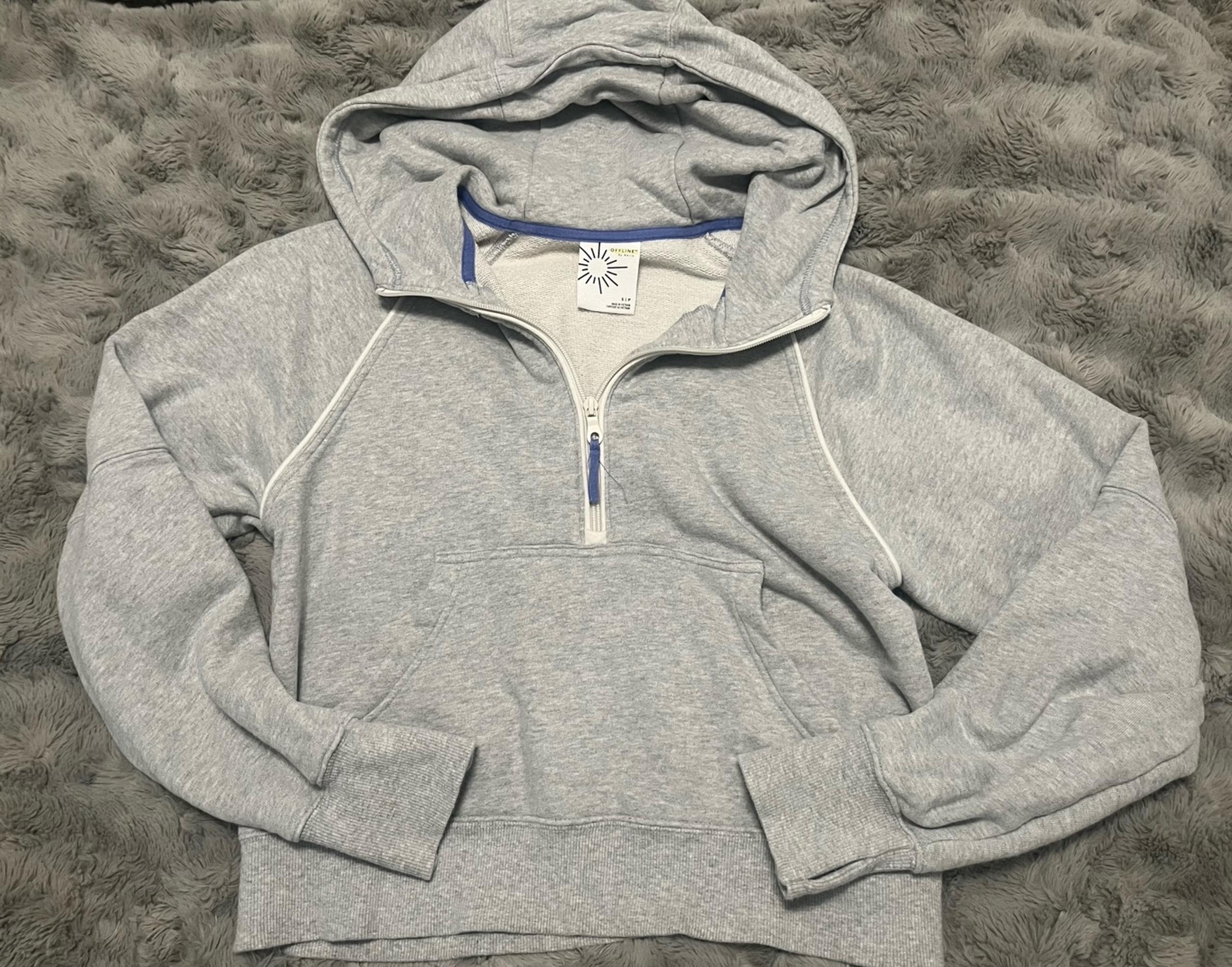 Offline by aerie half zip hoodie