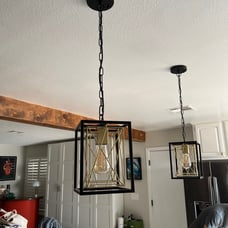 PAIR of industrial ceiling lights!