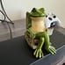 Miniature Frog Garden Statue Valentines Day Gifts Decor Fairy Garden Accessories