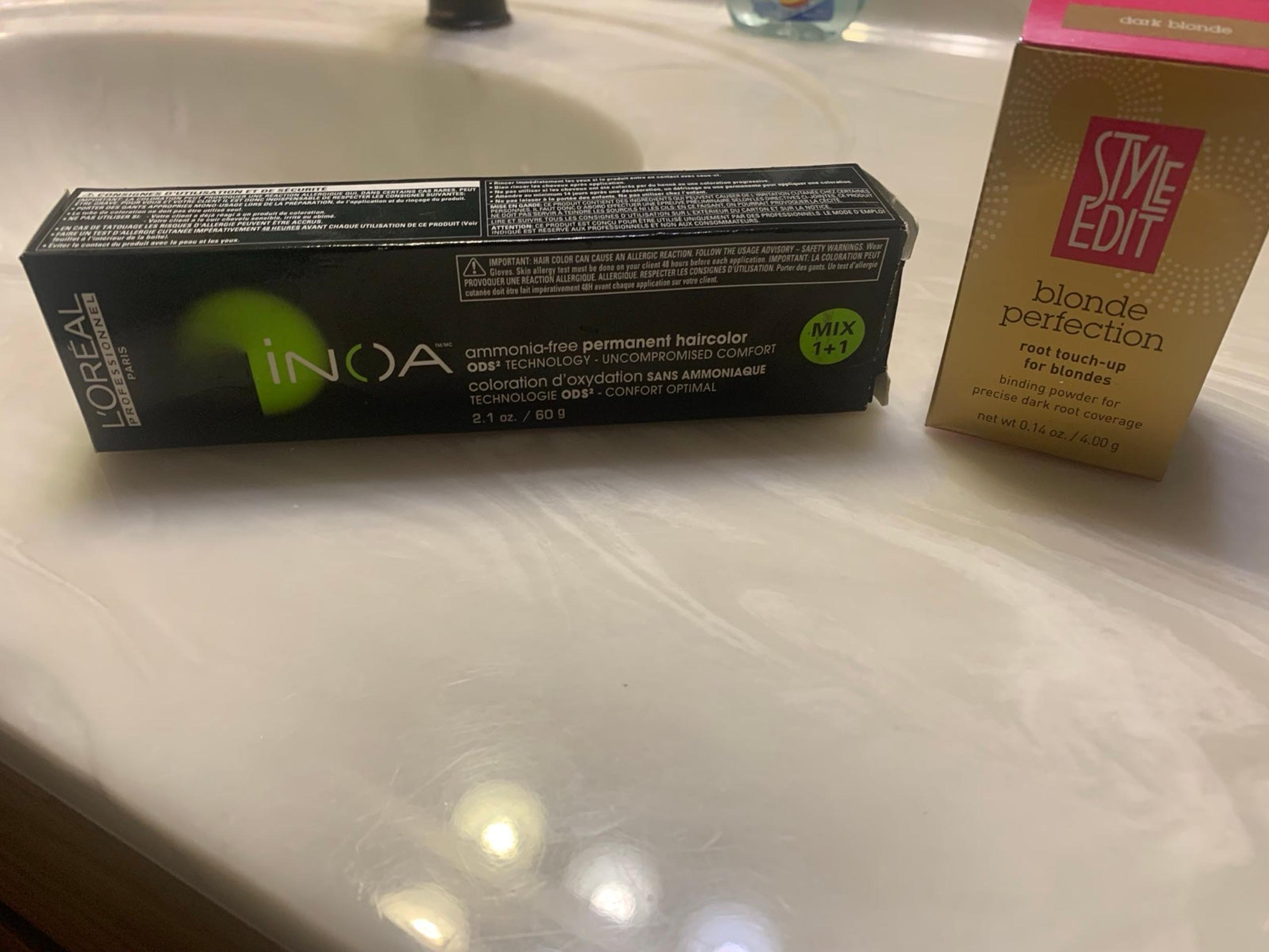 New professional Inoa hair color & Style Edit hair root touch up powder