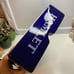 Square Rocky Patel Glass 4 Cigars Ashtray Navy Blue “H” Logo HAMLET