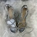 Schutz Carley Sandal in Prata & Cristal