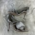Schutz Carley Sandal in Prata & Cristal