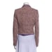 Valentino Authentic Purple Brown Ivory Tweed Long Sleeve Blazer Jacket 42 6 S