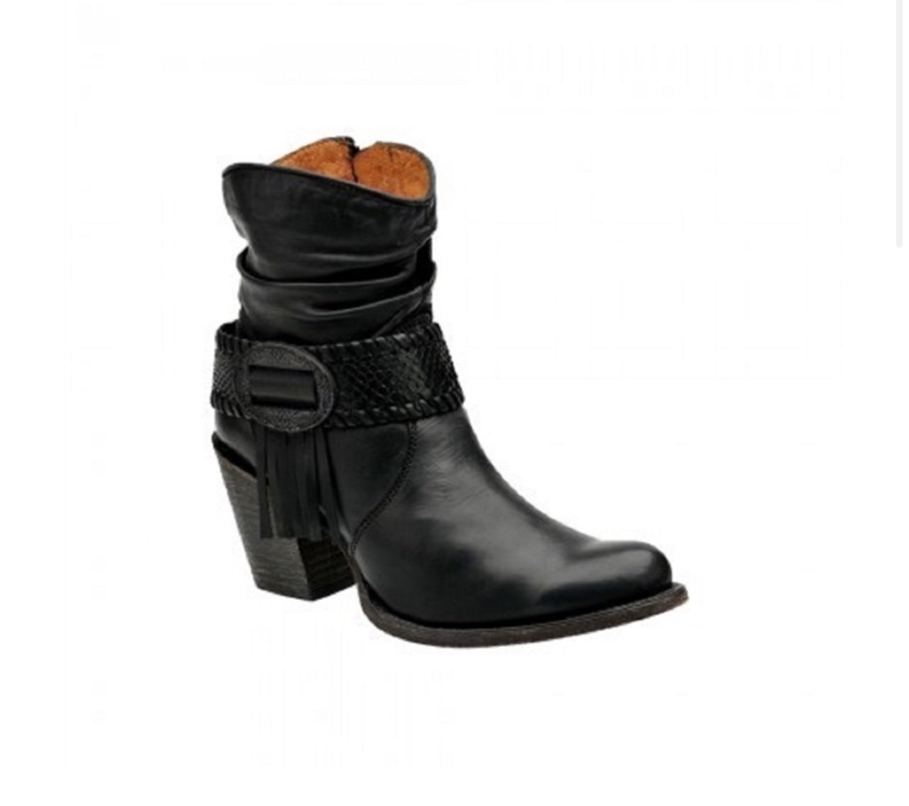 NEW CUADRA PYTHON WESTERN BLACK BOOTS SZ 6