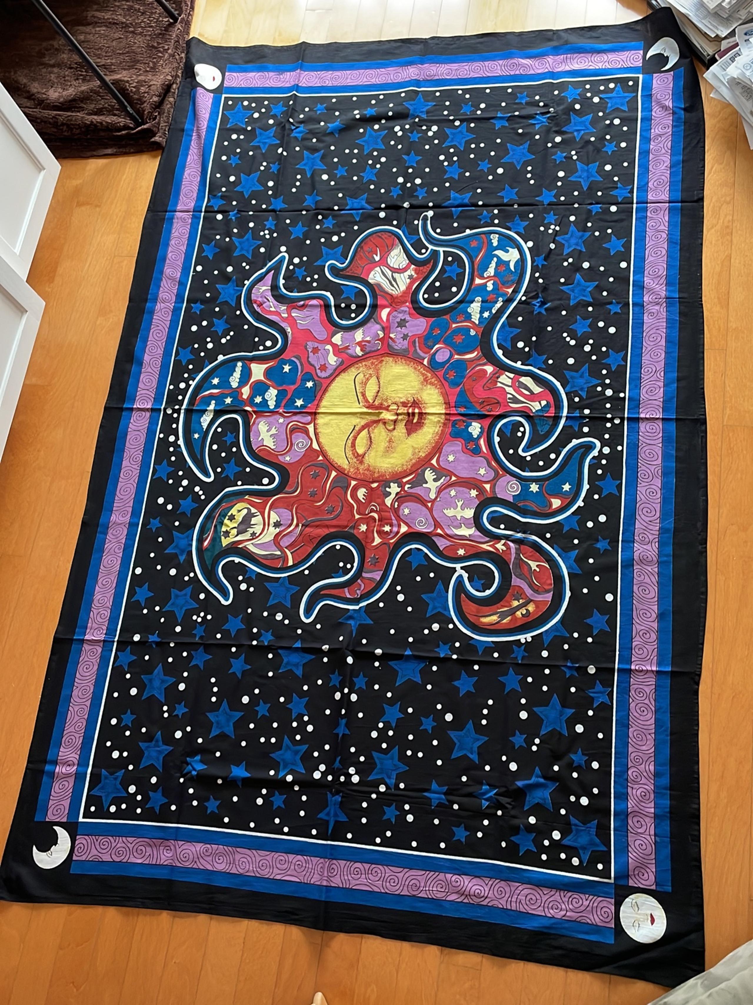 Sun moon tapestry