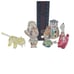The Flintstones Lucite Clear Acrylic Figures Lot Of 6 Vintage 1976 Imperial