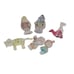 The Flintstones Lucite Clear Acrylic Figures Lot Of 6 Vintage 1976 Imperial