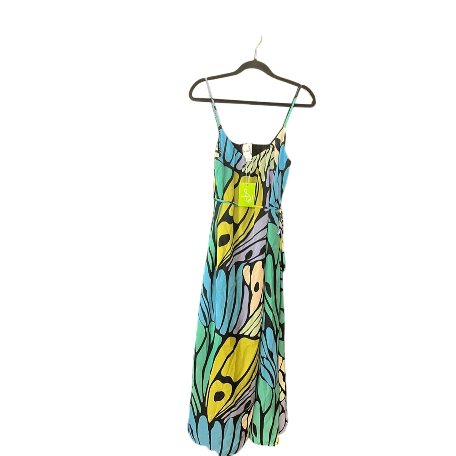 Sam Edelman Butterfly Trapeze Maxi Dress Size Large