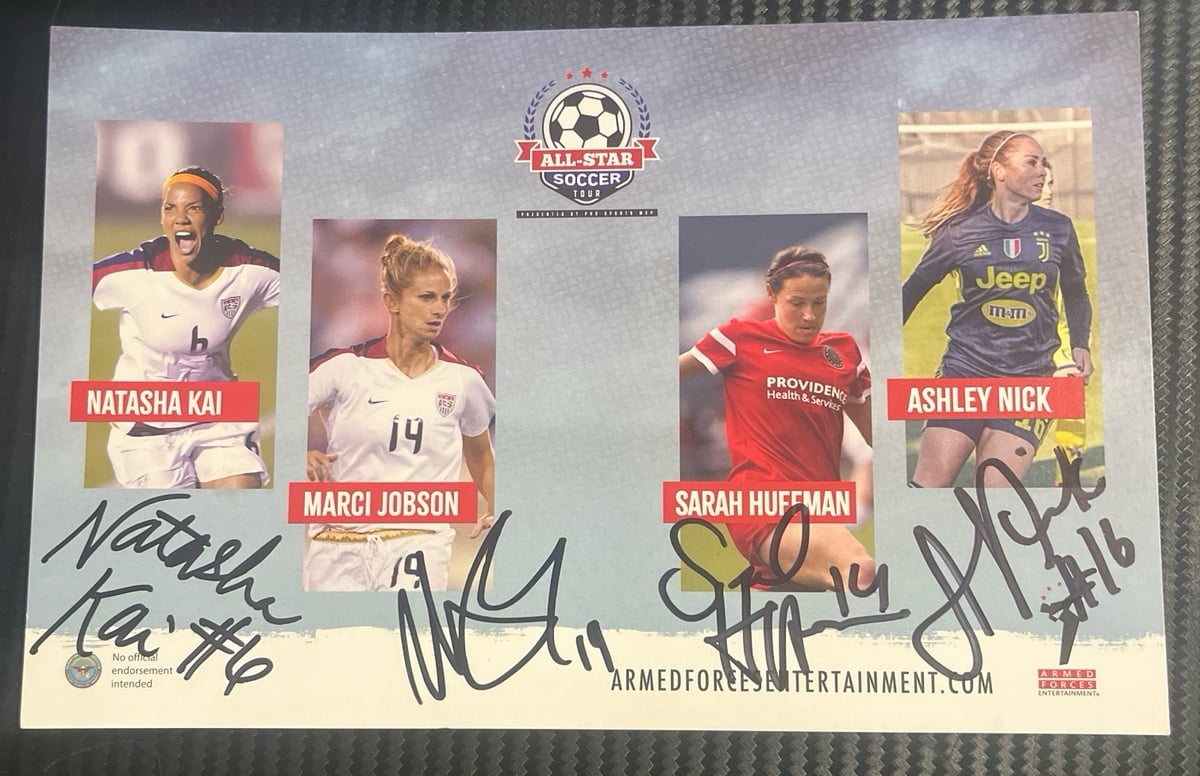 US Women’s Soccer Autographs