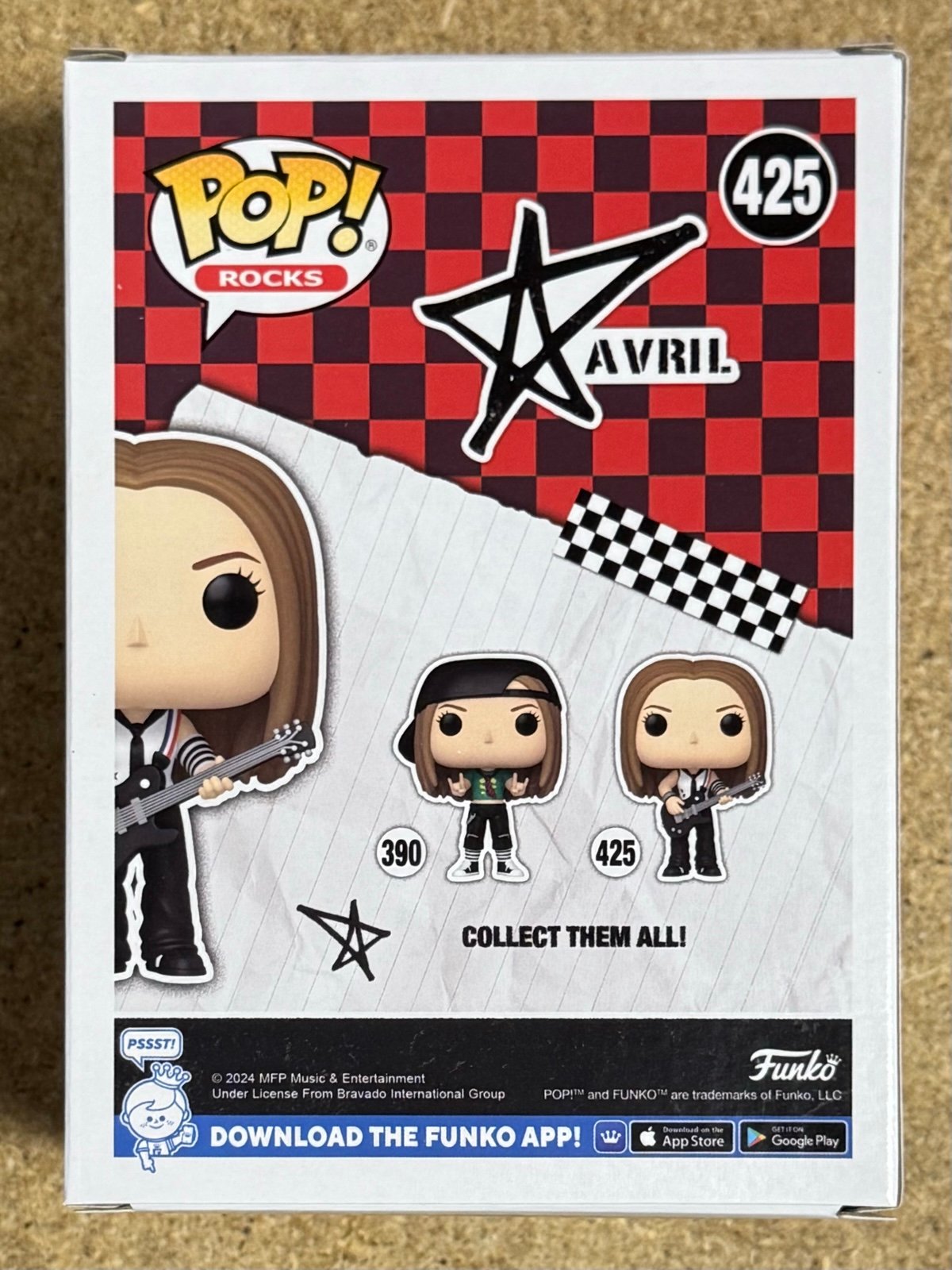 Funko Pop! Rocks Avril Lavigne With Guitar #425 2024 Sk8er