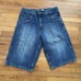 Vintage Y2K Southpole Blue Baggy Denim Shorts Jorts Size 34 Skater Jnco Jeans