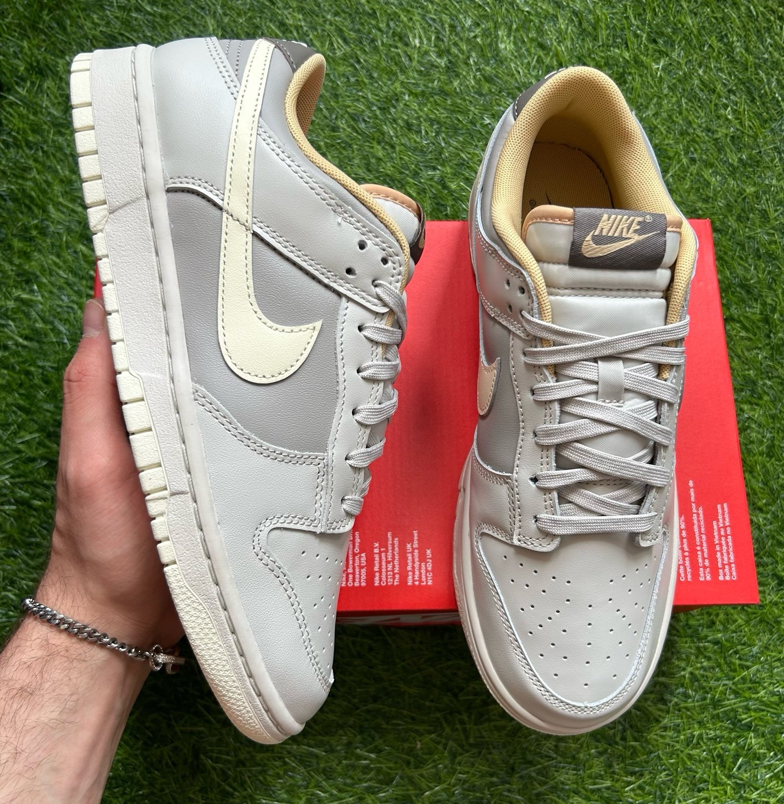 NEW Nike Dunk Low Light Bone Men’s Size 9.5