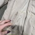 BCBGMaxAzria Sweatshirt Hooded Full Zip Jeweled Logo Long Sleeve Taupe Large Y2K