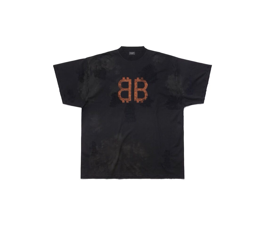 Balenciaga Crypto T-shirt Size M NWT Black