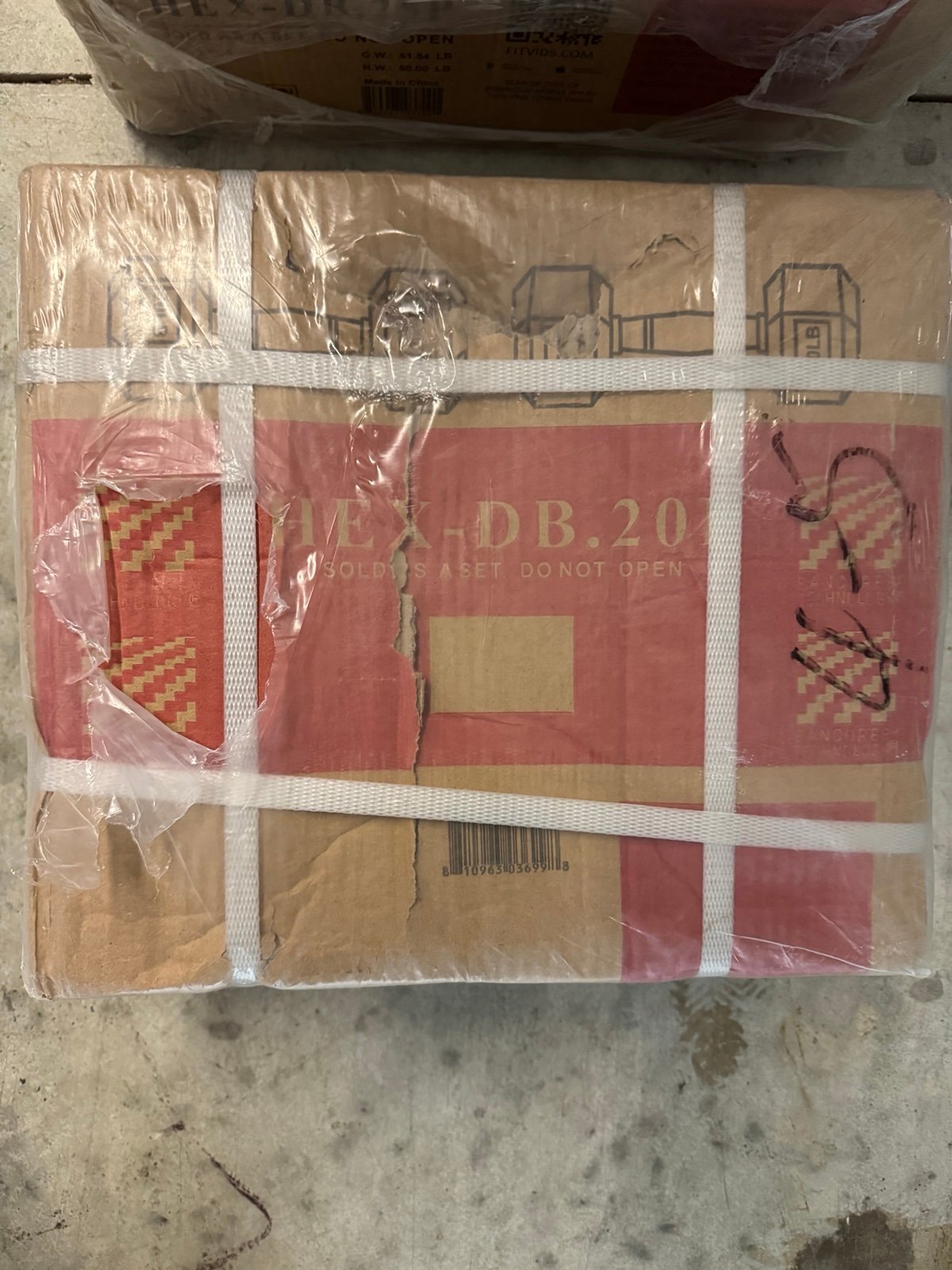 Hex 20lb dumbbell set ( 2 x 20lb)