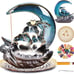 Ceramic Hand-Made Incense Fountain Burner 100 Backflow Incense Cones
