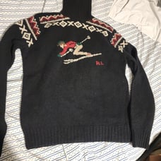 Vintage polo ralph lauren turtleneck skier sweater medium
