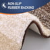 OLANLY Bathroom Rug Mat 30x20, Extra Soft and Absorbent Microfiber Bath Rugs, No