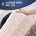 OLANLY Bathroom Rug Mat 30x20, Extra Soft and Absorbent Microfiber Bath Rugs, No