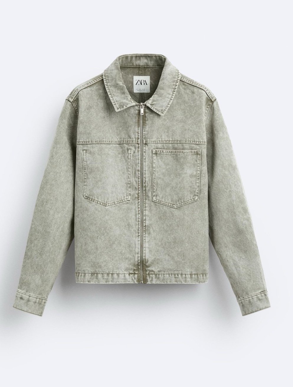Men’s ZARA Denim Jacket Sz Large NWT