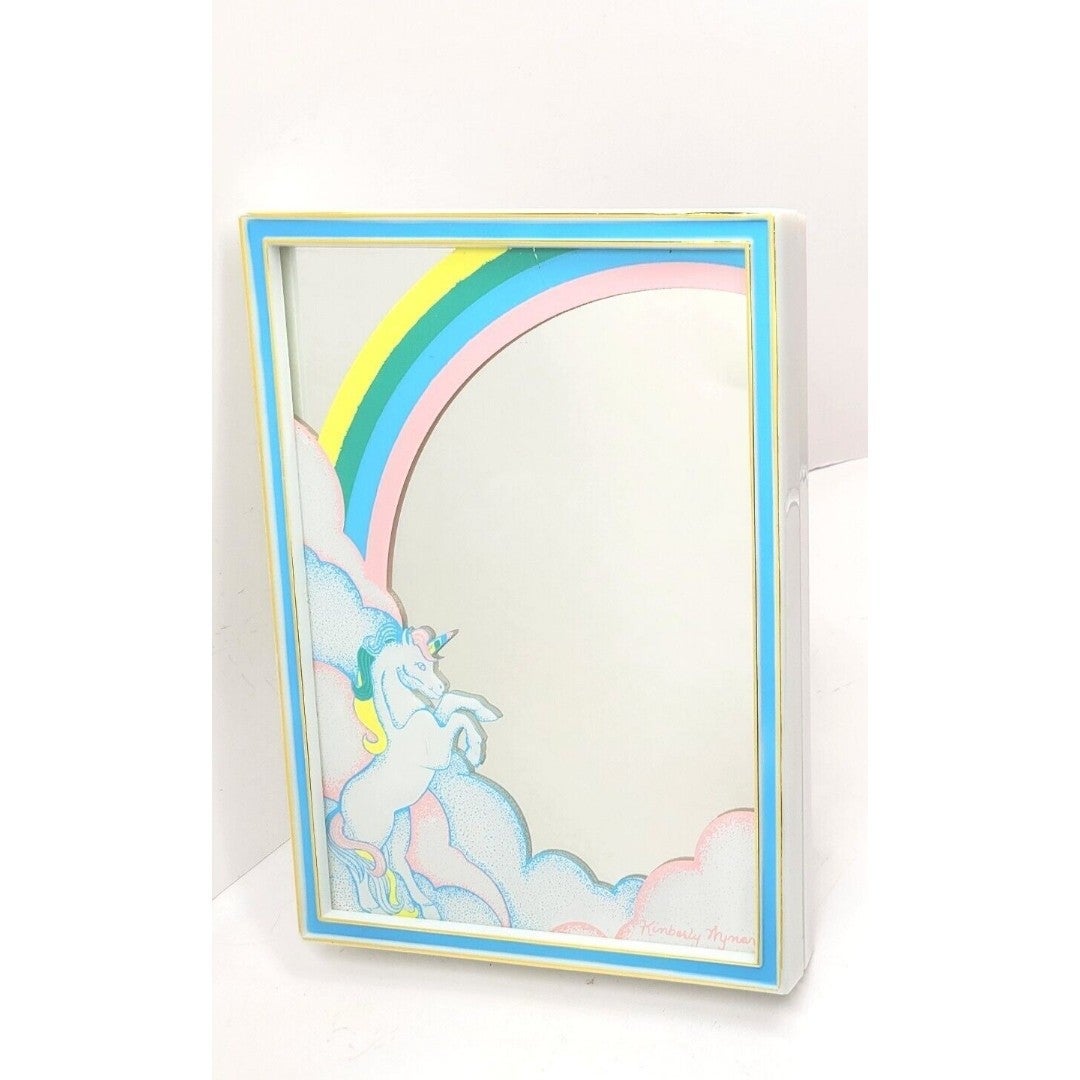 Unicorn Mirror Kimberly Nyman Yaps Music Box When You Wish Upon A Star 1986