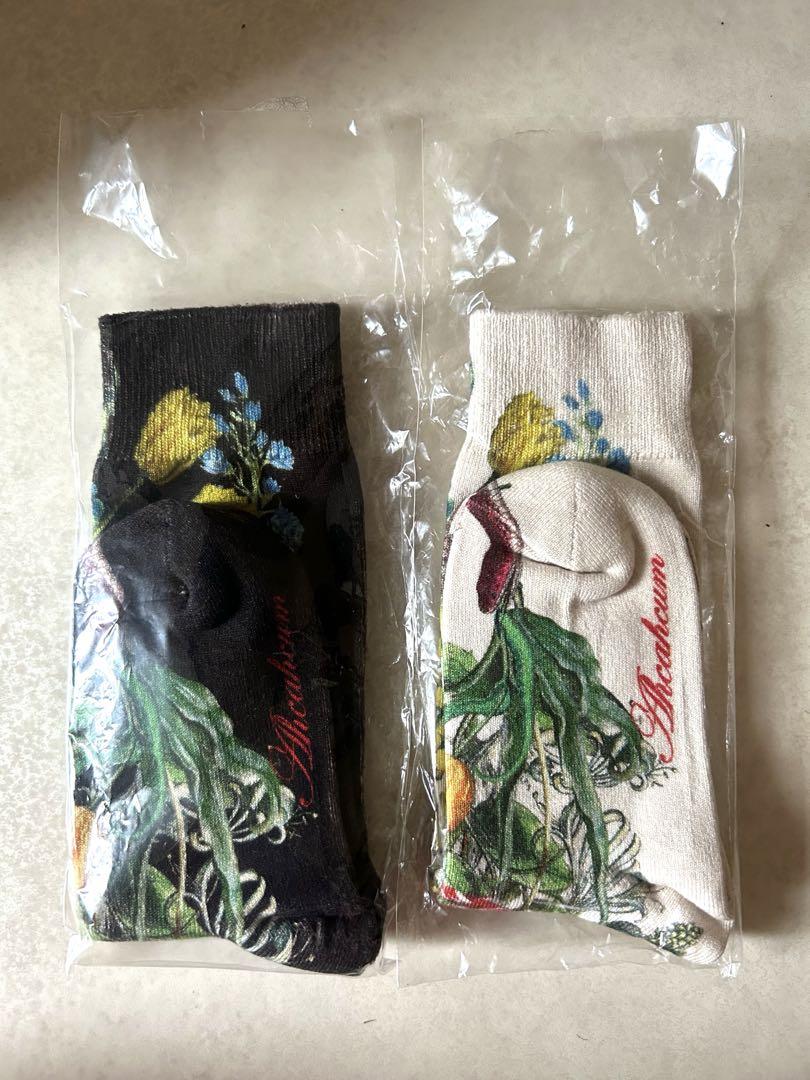 Achachu Flower Socks, Two Pair Set, Unused.