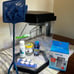 Fish tank with supplies