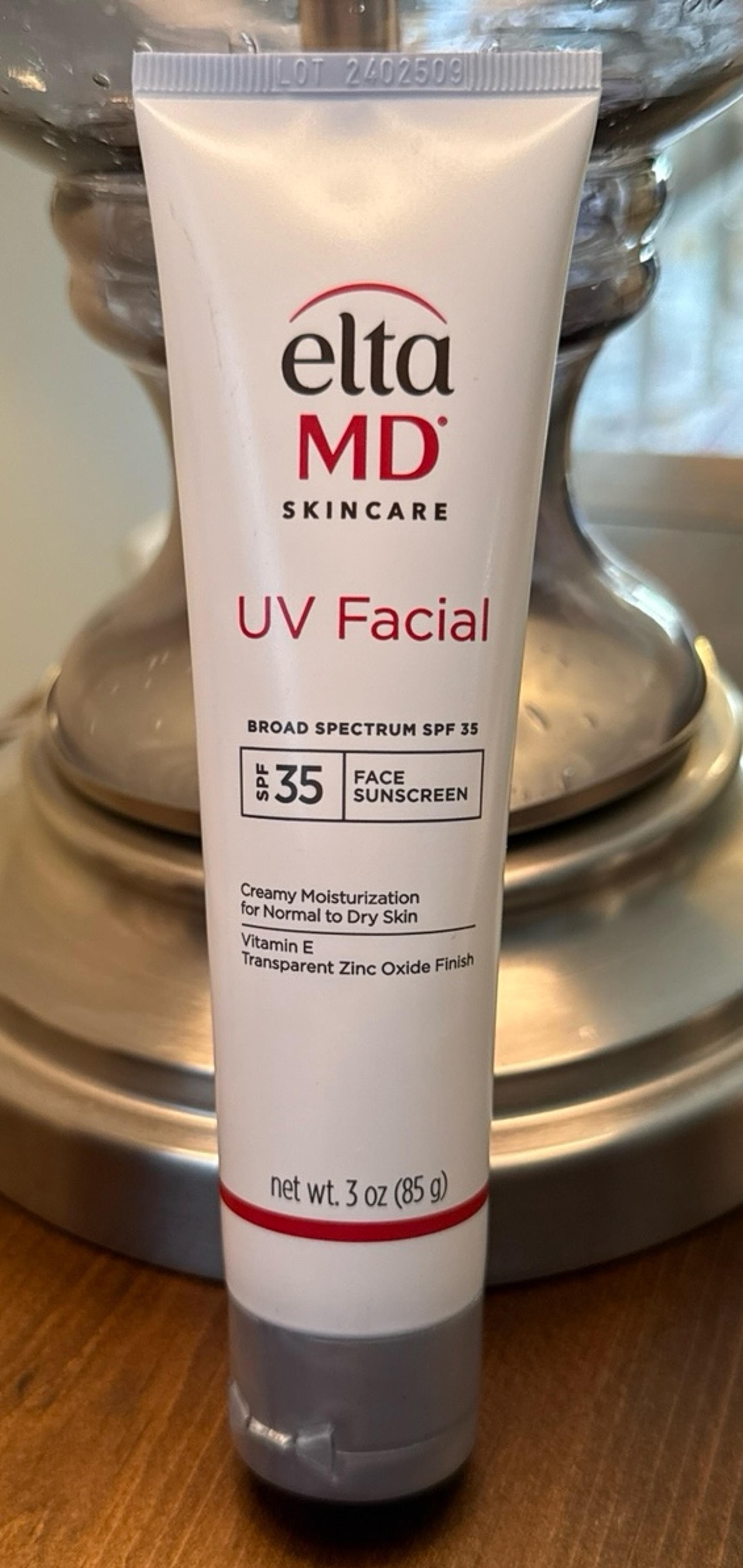 Elta MD UV Facial Broad-Spectrum SPF 35 3oz Sealed Exp: 2027