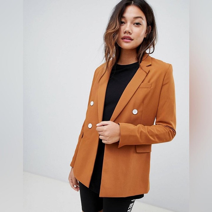 Bershka clearance orange blazer