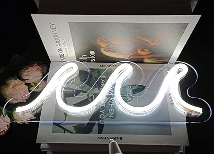 Lovely Bright White Ocean Wave LED Light Room Decoration