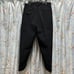 Yohji Yamamoto 80's Round Font Wool Gabardine 3D Suspender Button Slacks