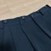 Yohji Yamamoto 80's Round Font Wool Gabardine 3D Suspender Button Slacks