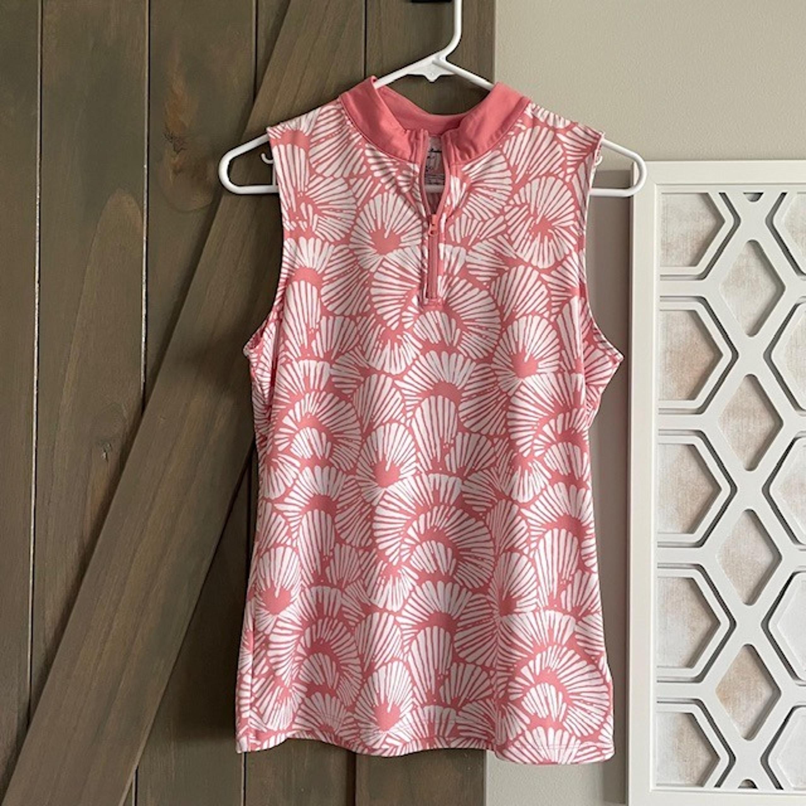 Tommy Bahama Womens Golf / Tennis / Pickleball Pink Sleeveless Shirt - Size S