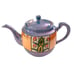 Vintage Lusterware Teapot and Tea Cups Hand Painted in Japan