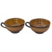Vintage Lusterware Teapot and Tea Cups Hand Painted in Japan