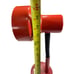 Vintage 1980s Pale Red Gooseneck Desk Lamp Metal Top, Plastic Base Retro Taiwan