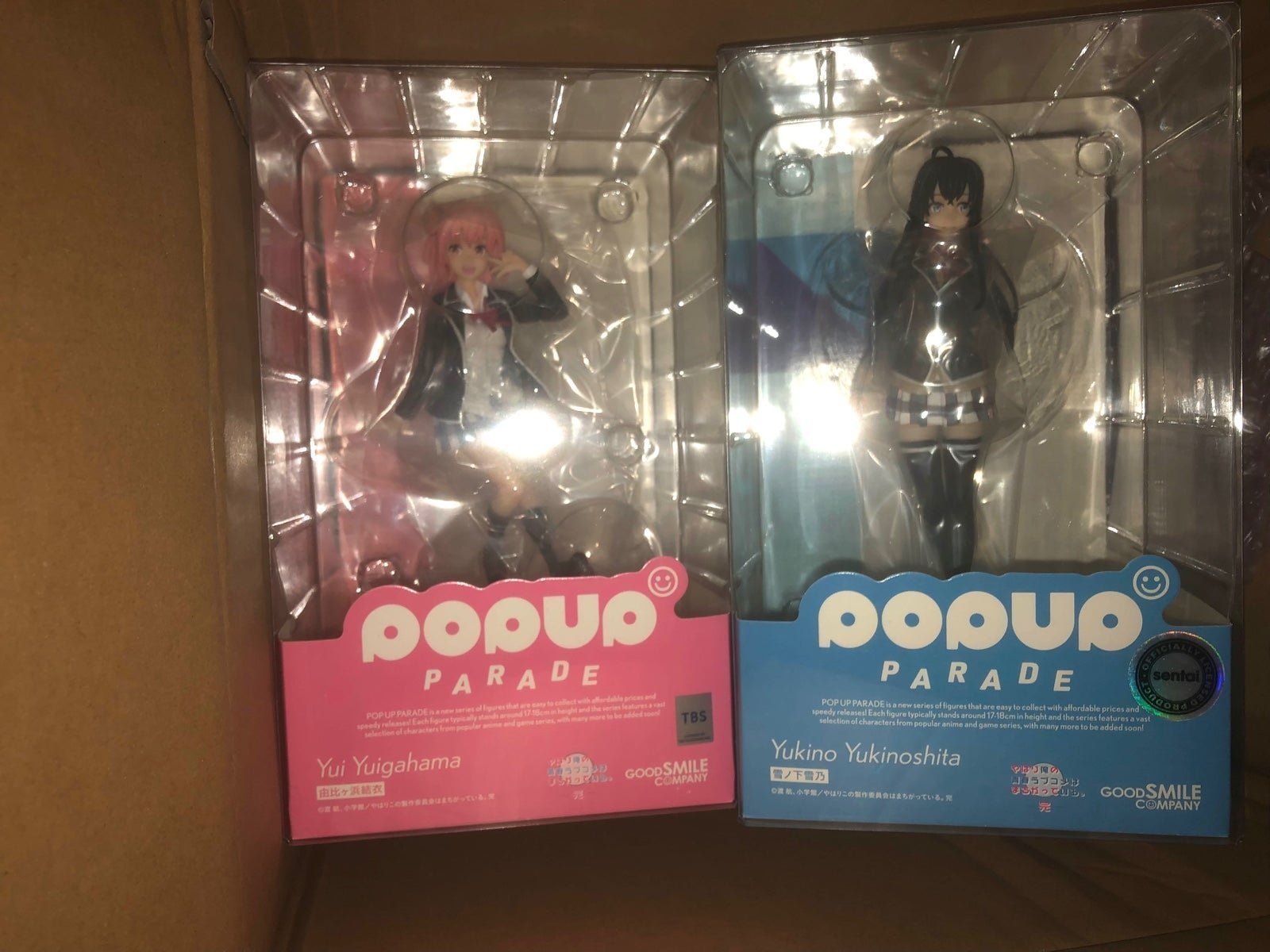 Yui and Yukino Pop Up Parade Figures (BOTH NEW)